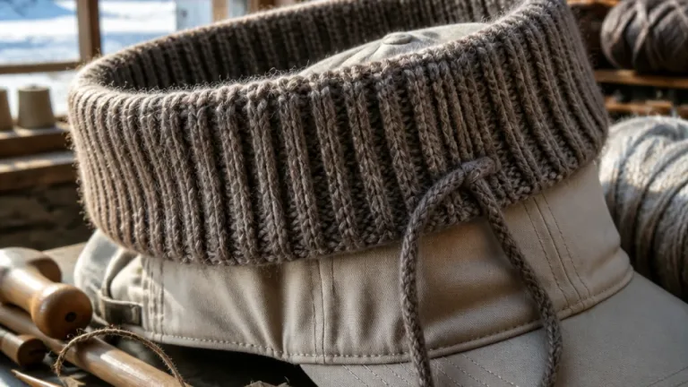 CLÒIMH mise sur un bandeau en laine à porter avec une casquette